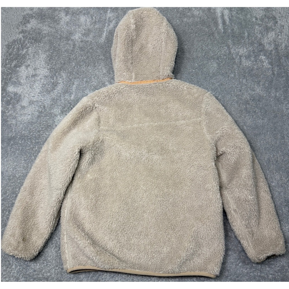 Patagonia Hoody Kids XL Tan Reversible Ready Freddy Fleece Puffer 68095FA22 - Picture 2 of 10